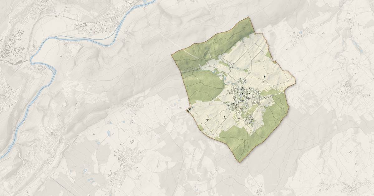 Portrait cartographique de Nancray : relief, eau, forêts, bâti et voies, calculés à partir des données de l'IGN