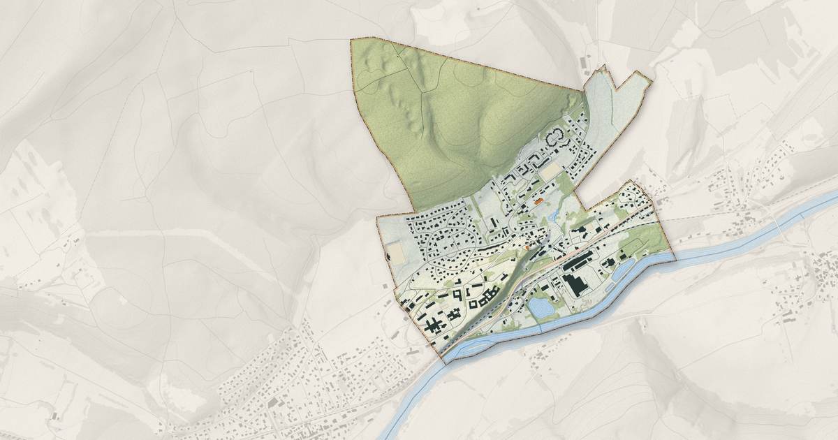 Portrait cartographique de Novillars : relief, eau, forêts, bâti et voies, calculés à partir des données de l'IGN