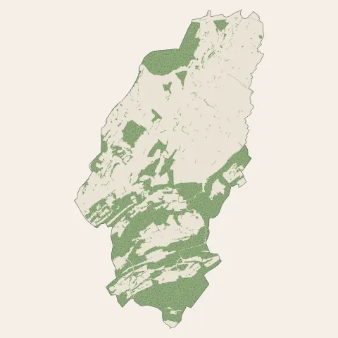 Orchamps-Vennes : bois, forêts et landes