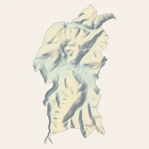 Ornans : relief
