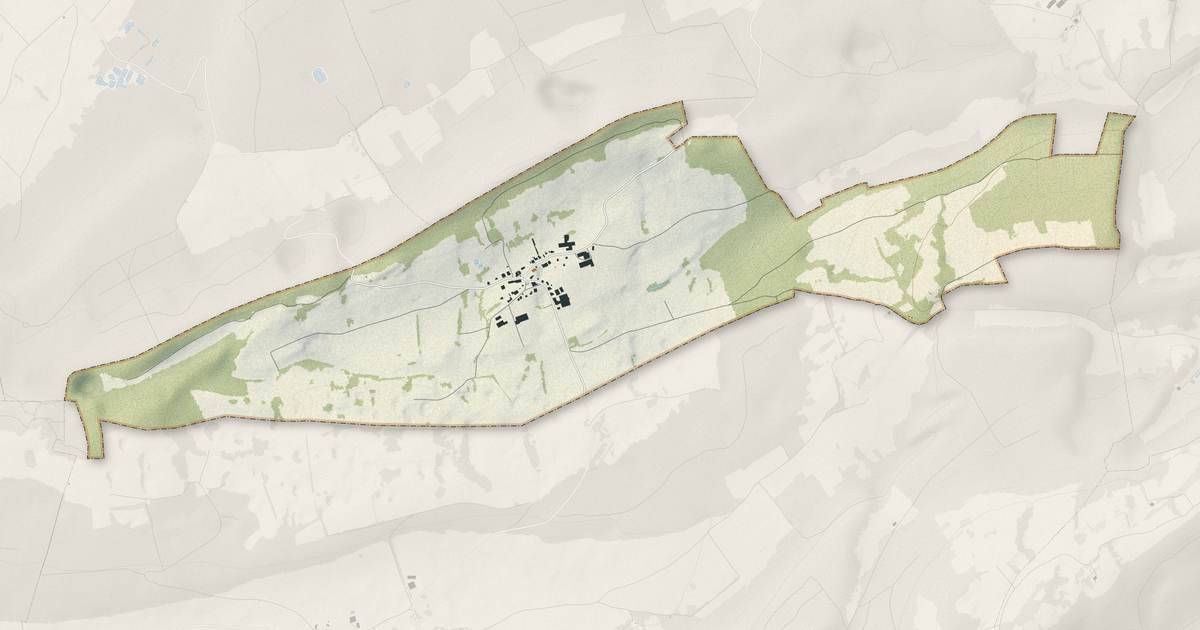 Portrait cartographique de Ouvans : relief, eau, forêts, bâti et voies, calculés à partir des données de l'IGN