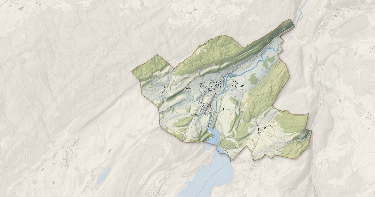 Portrait cartographique de Oye-et-Pallet : relief, eau, forêts, bâti et voies, calculés à partir des données de l'IGN