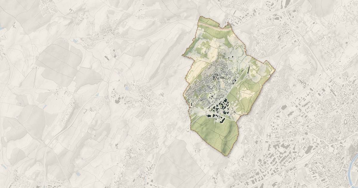 Portrait cartographique de Pirey : relief, eau, forêts, bâti et voies, calculés à partir des données de l'IGN