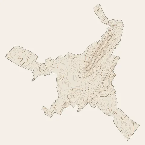 Pouilley-les-Vignes : courbes de niveau