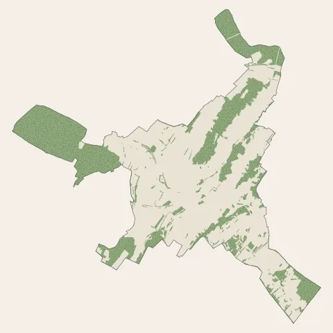 Pouilley-les-Vignes : bois, forêts et landes