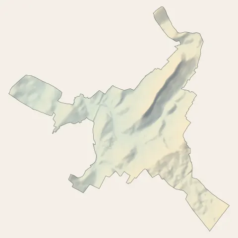 Pouilley-les-Vignes : relief