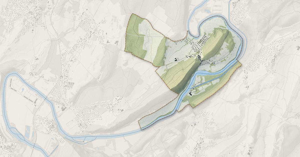 Portrait cartographique de Rancenay : relief, eau, forêts, bâti et voies, calculés à partir des données de l'IGN