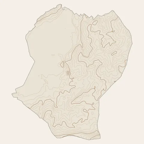 Saône : courbes de niveau