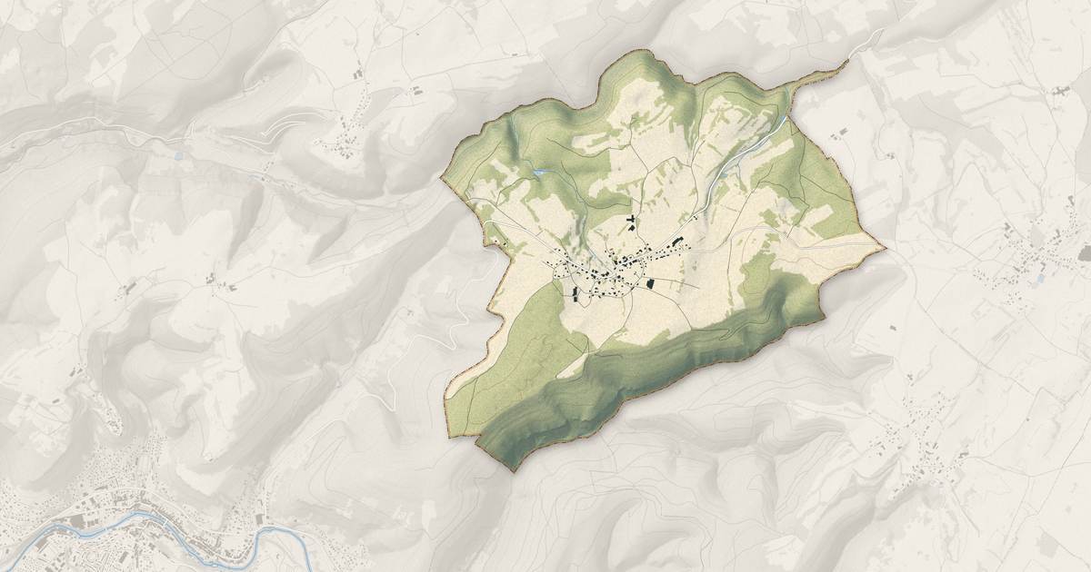 Portrait cartographique de Saules : relief, eau, forêts, bâti et voies, calculés à partir des données de l'IGN