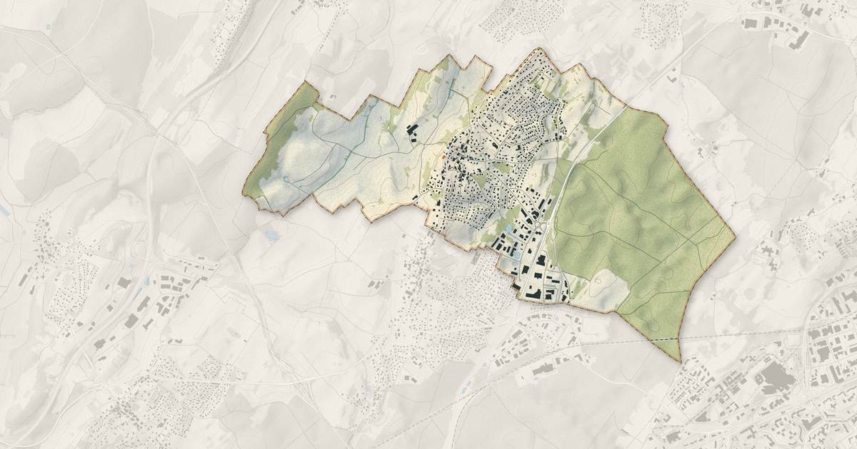Portrait cartographique de Serre-les-Sapins : relief, eau, forêts, bâti et voies, calculés à partir des données de l'IGN