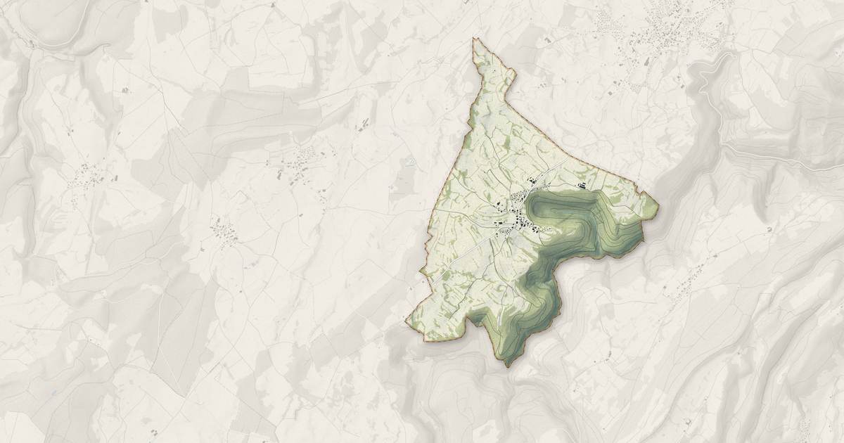 Portrait cartographique de La Sommette : relief, eau, forêts, bâti et voies, calculés à partir des données de l'IGN