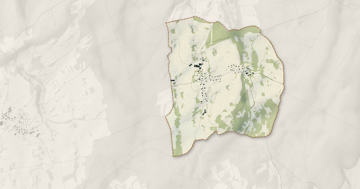 Portrait cartographique de Val-de-Roulans : relief, eau, forêts, bâti et voies, calculés à partir des données de l'IGN