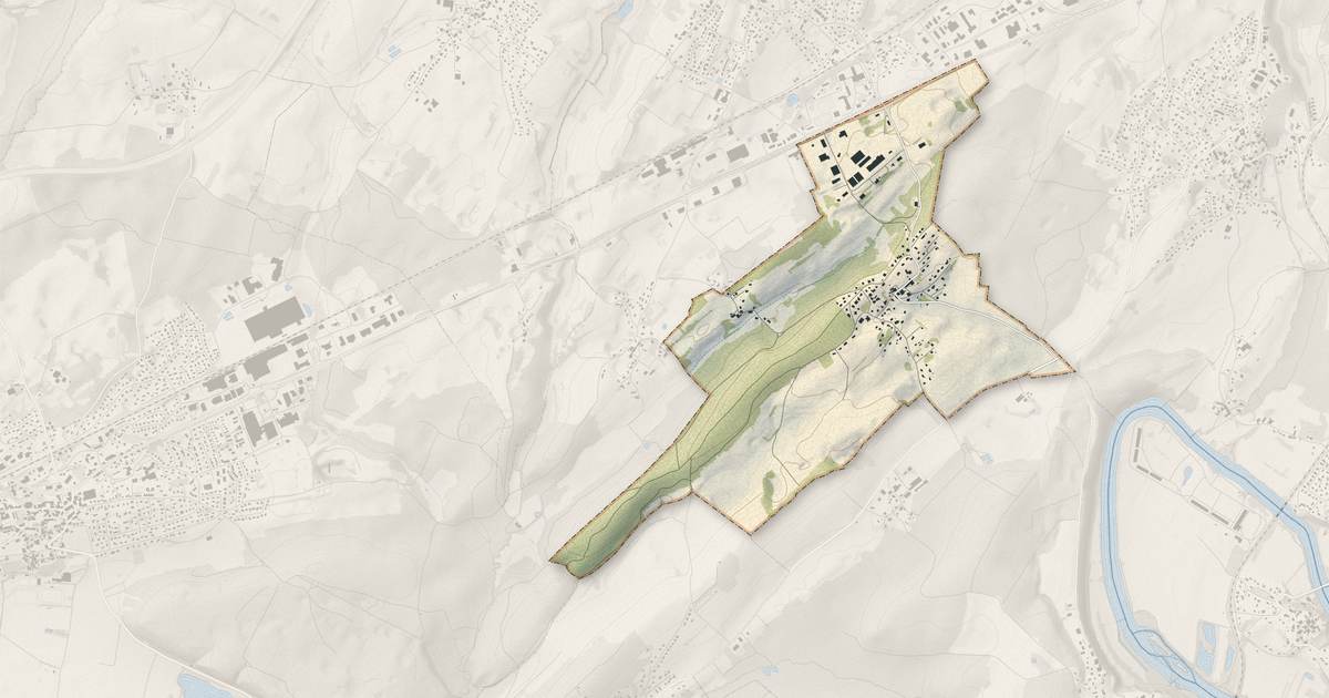 Portrait cartographique de Velesmes-Essarts : relief, eau, forêts, bâti et voies, calculés à partir des données de l'IGN