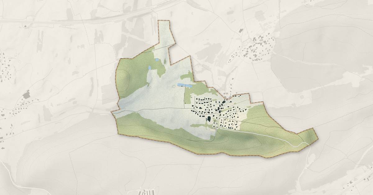 Portrait cartographique de Vennans : relief, eau, forêts, bâti et voies, calculés à partir des données de l'IGN