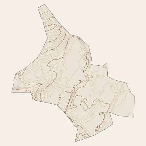Vieux-Charmont : courbes de niveau