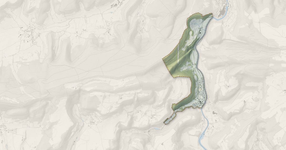 Portrait cartographique de Villars-sous-Dampjoux : relief, eau, forêts, bâti et voies, calculés à partir des données de l'IGN