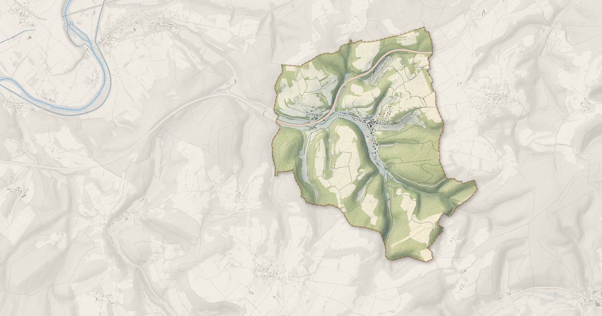 Portrait cartographique de Villars-sous-Écot : relief, eau, forêts, bâti et voies, calculés à partir des données de l'IGN