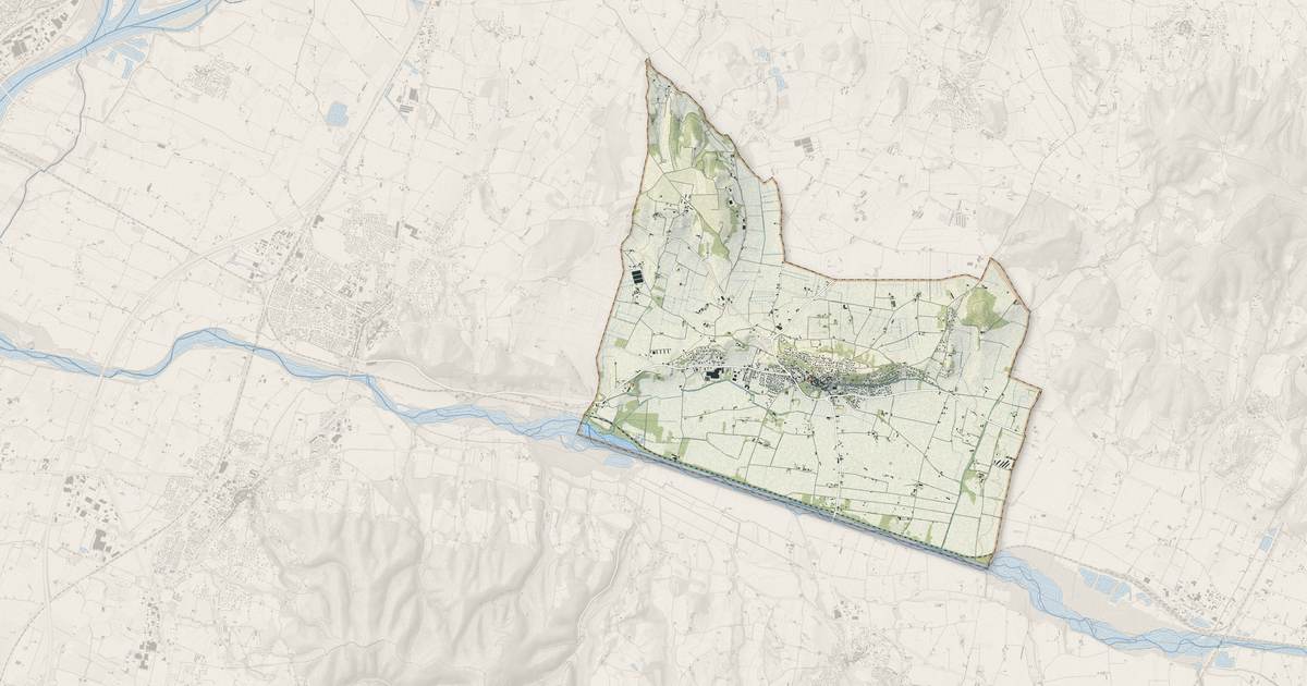 Portrait cartographique de Allex : relief, eau, forêts, bâti et voies, calculés à partir des données de l'IGN