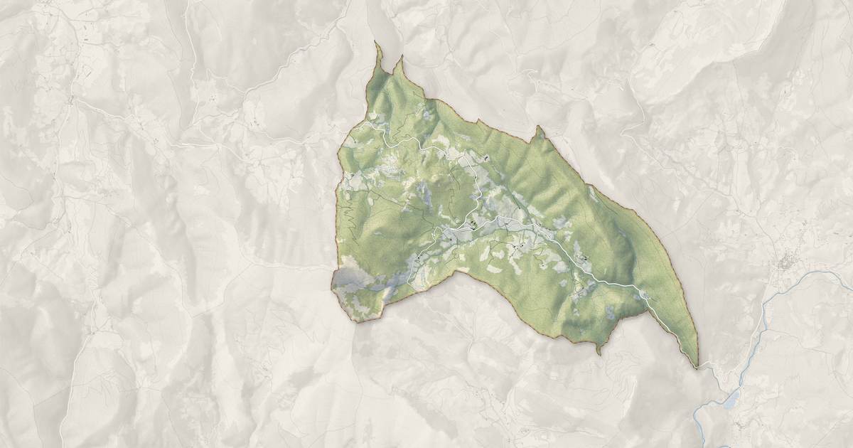 Portrait cartographique de Arnayon : relief, eau, forêts, bâti et voies, calculés à partir des données de l'IGN