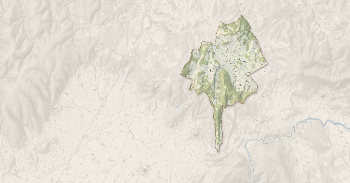 Portrait cartographique de La Répara-Auriples : relief, eau, forêts, bâti et voies, calculés à partir des données de l'IGN