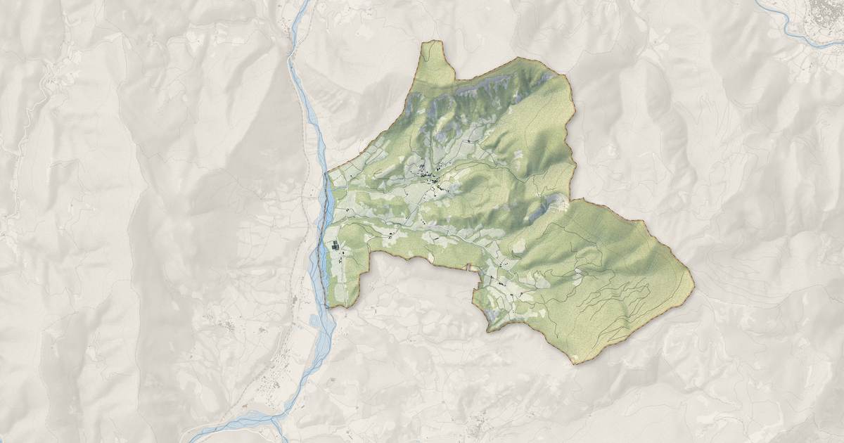 Portrait cartographique de Barsac : relief, eau, forêts, bâti et voies, calculés à partir des données de l'IGN