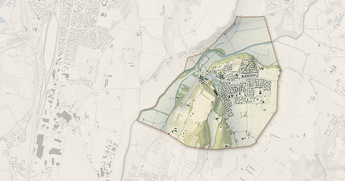 Portrait cartographique de Beauvallon : relief, eau, forêts, bâti et voies, calculés à partir des données de l'IGN