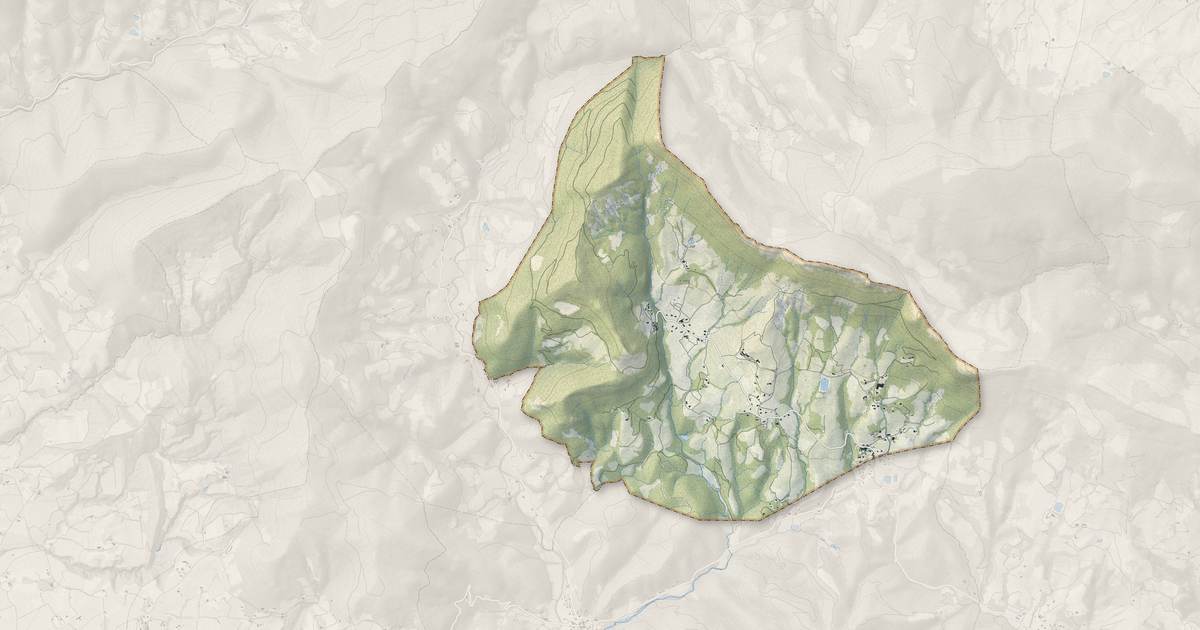 Portrait cartographique de Beauvoisin : relief, eau, forêts, bâti et voies, calculés à partir des données de l'IGN