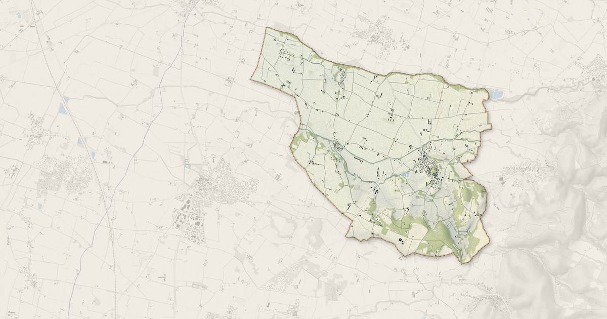 Portrait cartographique de Charpey : relief, eau, forêts, bâti et voies, calculés à partir des données de l'IGN