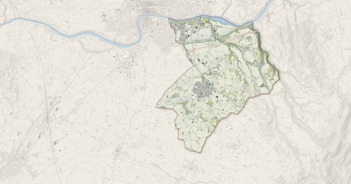 Portrait cartographique de Chatuzange-le-Goubet : relief, eau, forêts, bâti et voies, calculés à partir des données de l'IGN