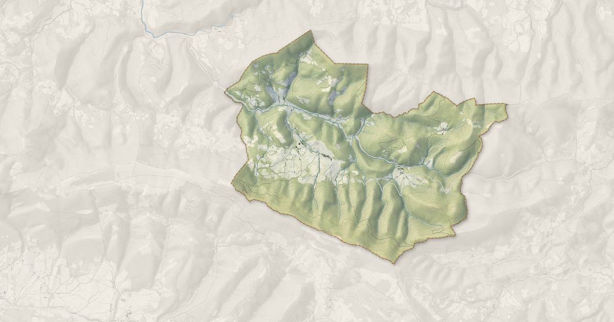 Portrait cartographique de Chauvac-Laux-Montaux : relief, eau, forêts, bâti et voies, calculés à partir des données de l'IGN