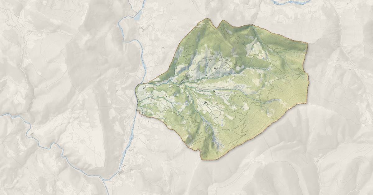 Portrait cartographique de Cornillac : relief, eau, forêts, bâti et voies, calculés à partir des données de l'IGN