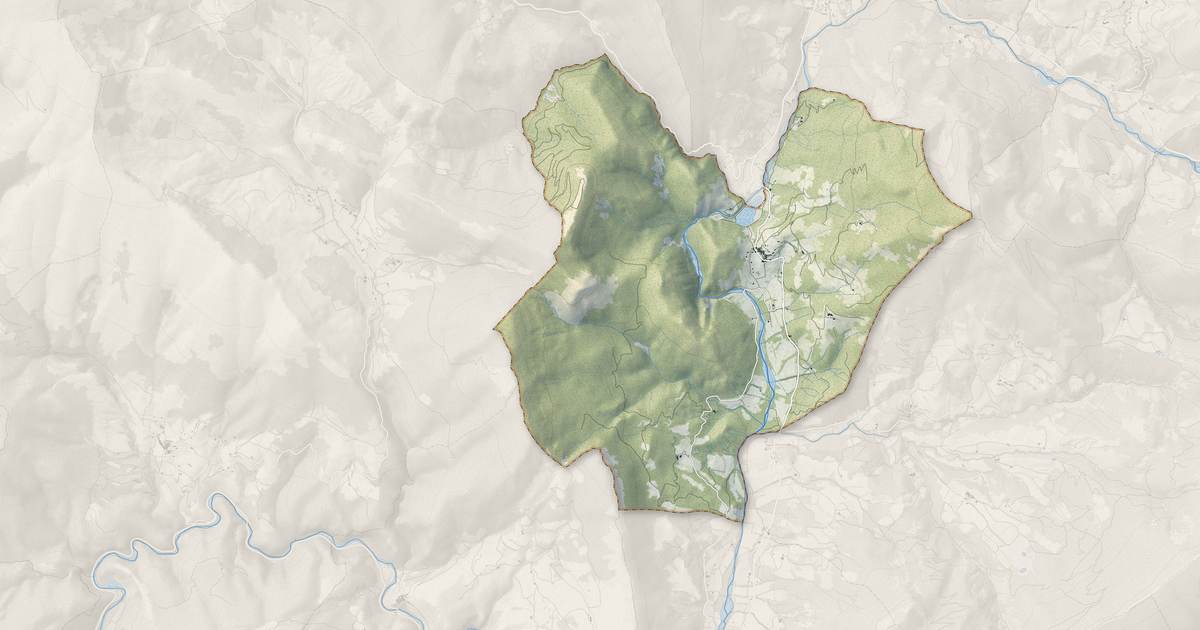 Portrait cartographique de Cornillon-sur-l'Oule : relief, eau, forêts, bâti et voies, calculés à partir des données de l'IGN