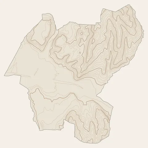 Crest : courbes de niveau