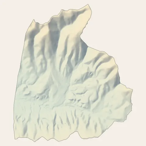 Dieulefit : relief