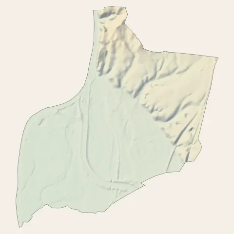 Donzère : relief