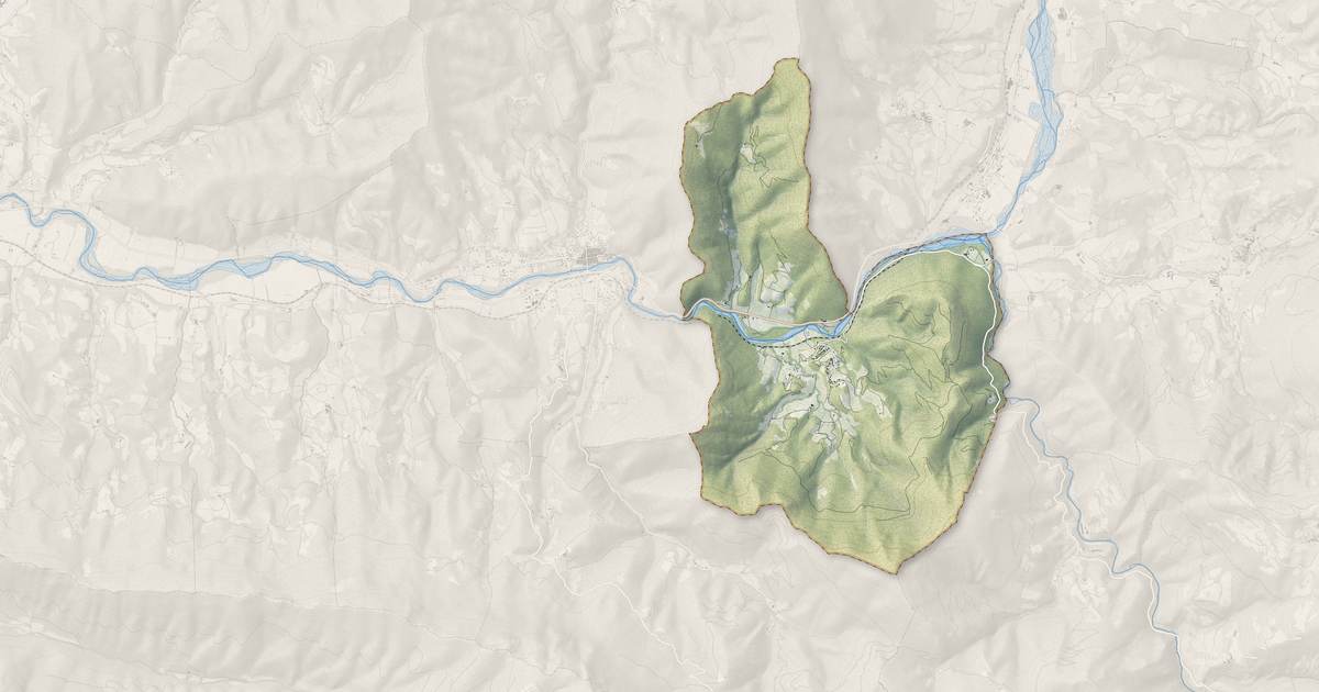 Portrait cartographique de Espenel : relief, eau, forêts, bâti et voies, calculés à partir des données de l'IGN