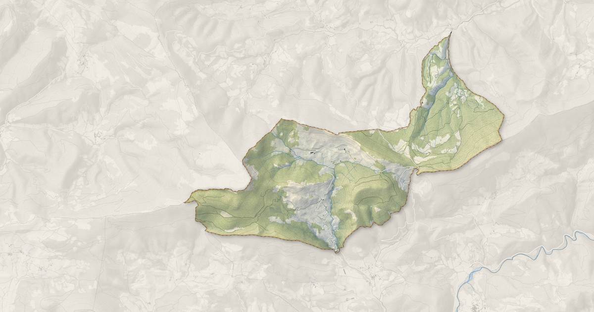 Portrait cartographique de Izon-la-Bruisse : relief, eau, forêts, bâti et voies, calculés à partir des données de l'IGN
