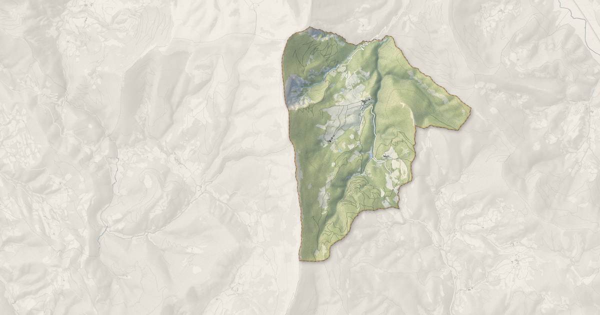Portrait cartographique de Jonchères : relief, eau, forêts, bâti et voies, calculés à partir des données de l'IGN