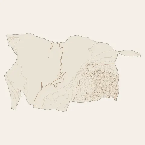 Loriol-sur-Drôme : courbes de niveau