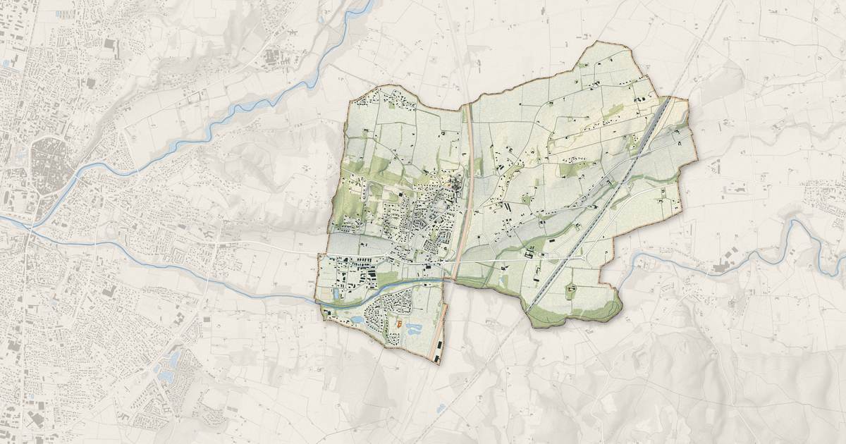 Portrait cartographique de Montboucher-sur-Jabron : relief, eau, forêts, bâti et voies, calculés à partir des données de l'IGN