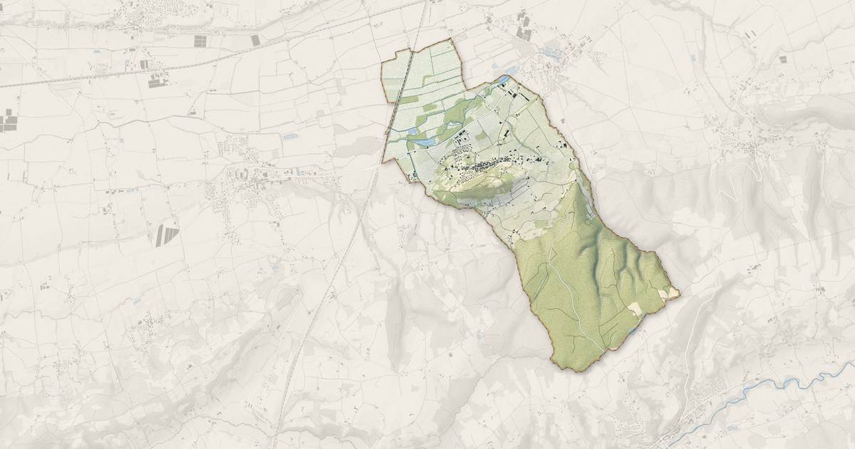 Portrait cartographique de Moras-en-Valloire : relief, eau, forêts, bâti et voies, calculés à partir des données de l'IGN