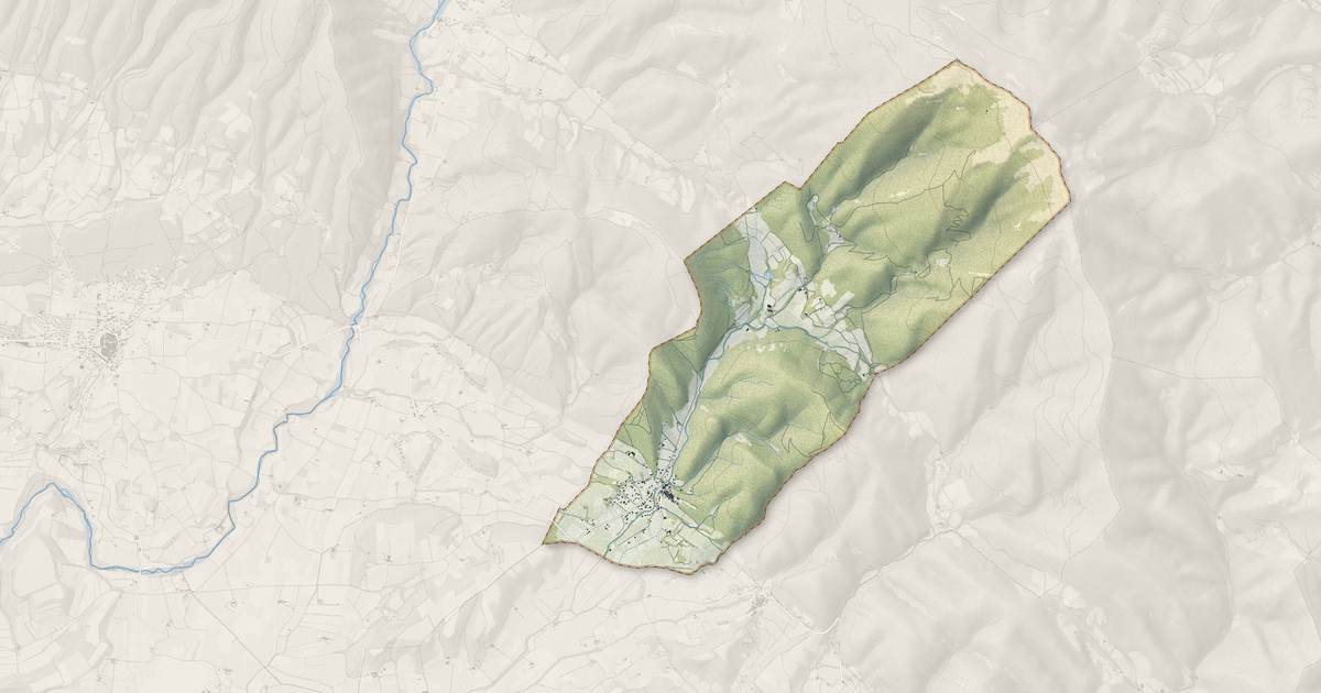 Portrait cartographique de Le Pègue : relief, eau, forêts, bâti et voies, calculés à partir des données de l'IGN