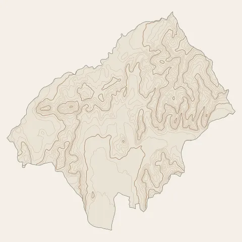 Peyrins : courbes de niveau