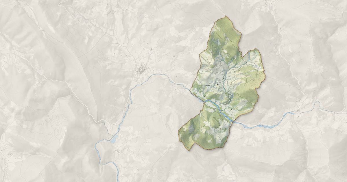 Portrait cartographique de Rottier : relief, eau, forêts, bâti et voies, calculés à partir des données de l'IGN