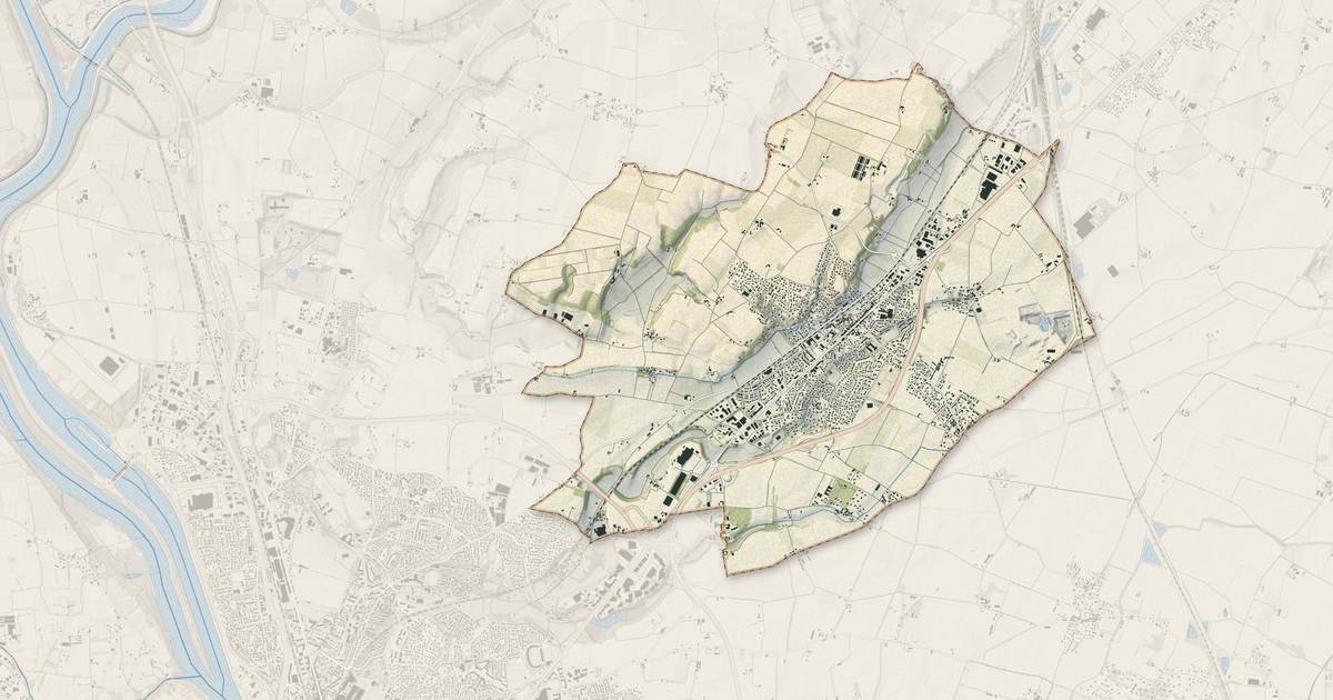 Portrait cartographique de Saint-Marcel-lès-Valence : relief, eau, forêts, bâti et voies, calculés à partir des données de l'IGN
