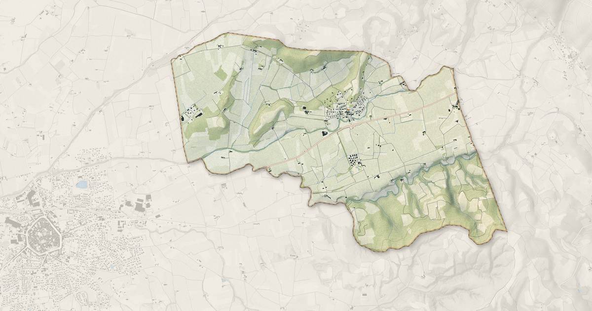 Portrait cartographique de Saint-Pantaléon-les-Vignes : relief, eau, forêts, bâti et voies, calculés à partir des données de l'IGN