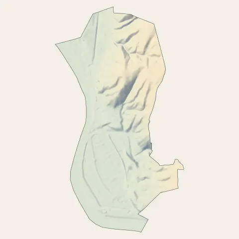 Saint-Vallier : relief