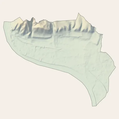 Tain-l'Hermitage : relief