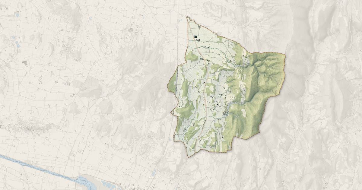 Portrait cartographique de Vaunaveys-la-Rochette : relief, eau, forêts, bâti et voies, calculés à partir des données de l'IGN