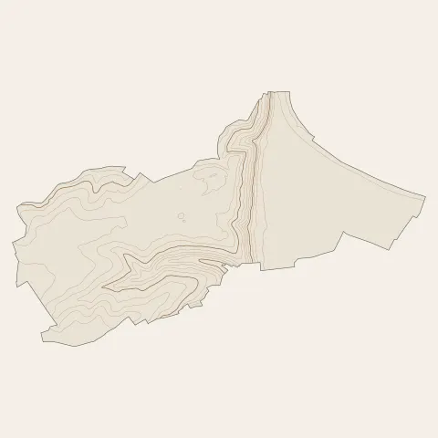 Le Val d'Hazey : courbes de niveau